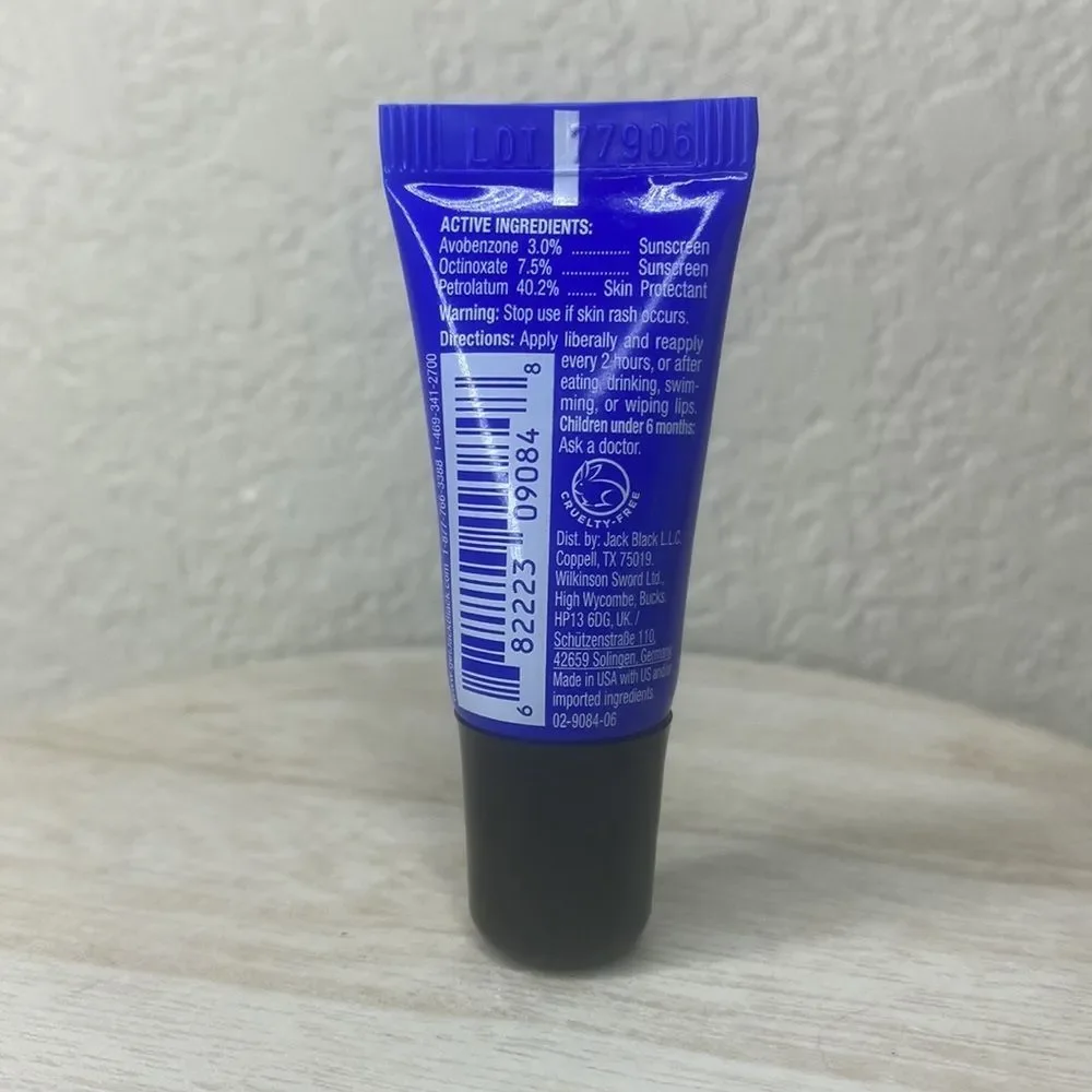 $5 🌙 Jack Black Intense Therapy Lip Balm SPF 25‎ Natural Mint NEW